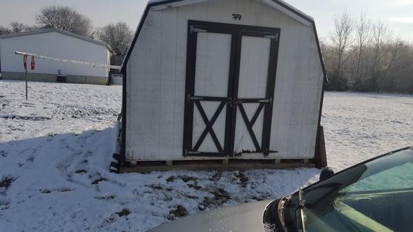 this shed needs new plywood sides