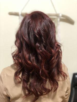 Fall is in the air with this gorgeous red! Pictures just don't do this one justice!