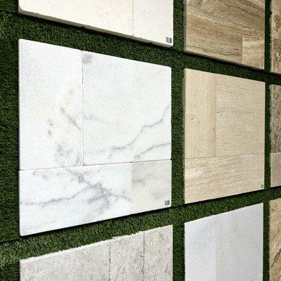 Natural stone and porcelain Paver selections