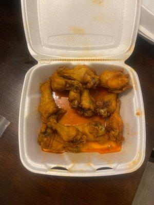 Buffalo sauce wings (I think not!)