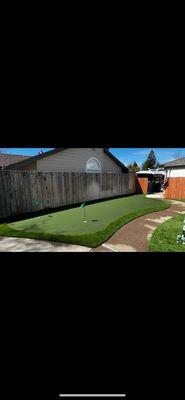 Putting green-after