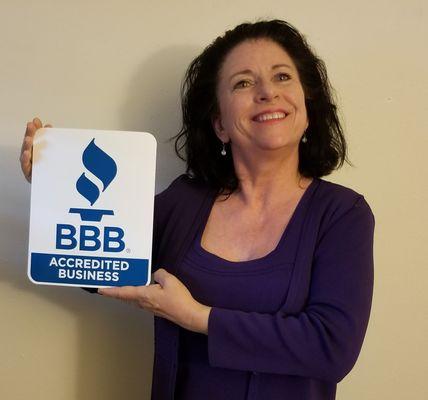 Miss Amy Rogers has been accredited by the Better Business Bureau.