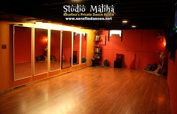 Studio Maliha, Serafina's private dance space.