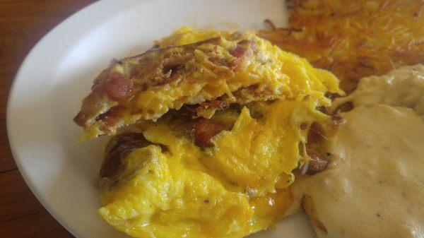 Bacon and Cheese Omelet