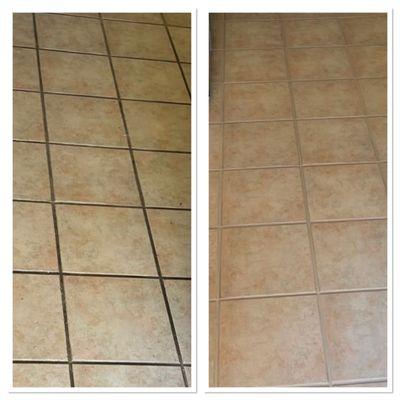 Before and after, our deep cleaning process removes dirt and grime