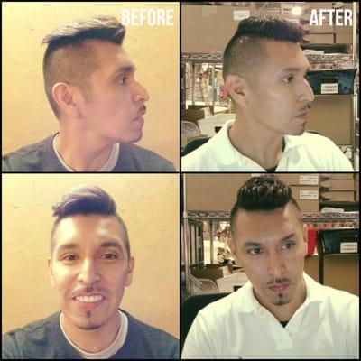 Clips N Cuts Before & After.