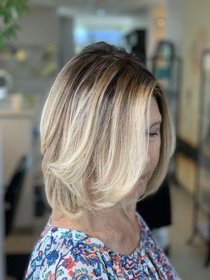 Balayage and a haircut