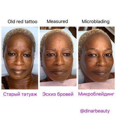 Microblading is a semi-permanent tattooing technique that creates hairlike strokes to fill in sparse or thinning brows.