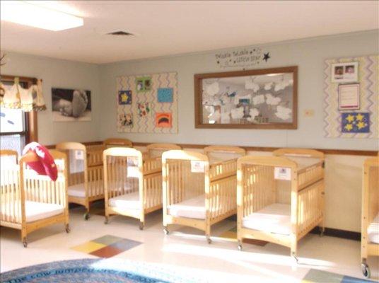 Our infant room here at KinderCare is amazing! For the month of August the unit is based on "All About Me" which emphasizes s...