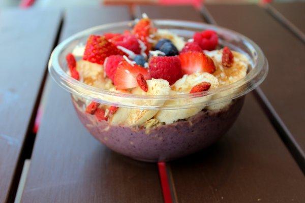 NOW SERVING ACAI BOWLS.  HEALTHLY CHOICE FOR SNACK OR LUNCH!!