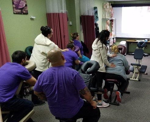 Chair Massage Class