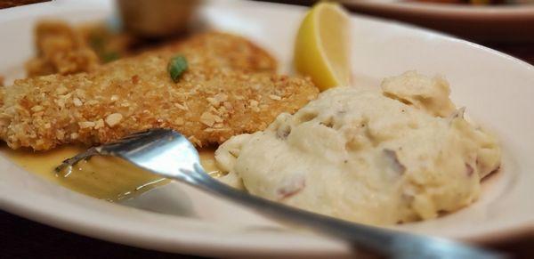 Pan Sautéed Almond Crusted Walleye