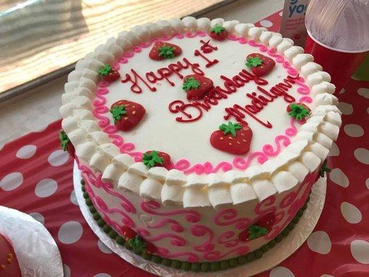 Daughters first birthday cake.