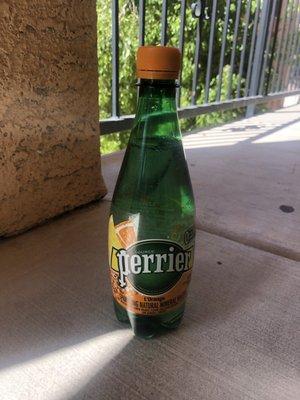 Sparkling water Perrier in L'Orange. So refreshing!