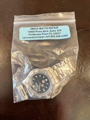 Tag Heuer battery replacement