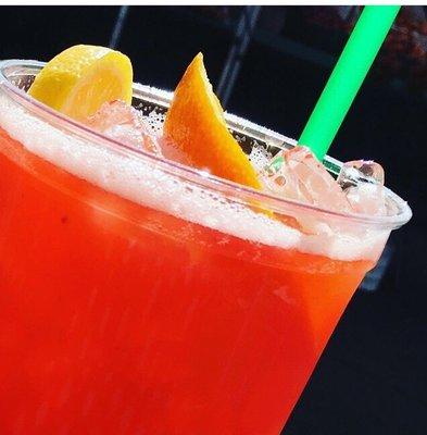 Our ever popular strawberry-basil lemonade! Everyone's favorite!