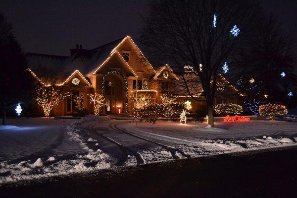 Professional Holiday Lighting by Bluegrass Incorporated in Canton, Ohio