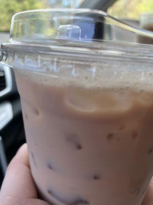 Mocha cloud bubble tea