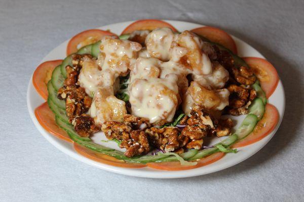 Creamy Walnut Shrimp