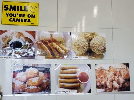 Some extras they offer (Honey Chicken Katsu on lower right side)