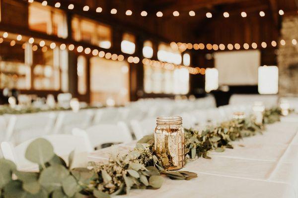 The table runners she custom made