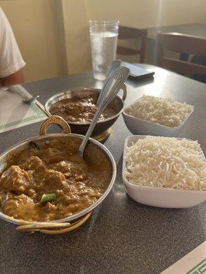 Lamb Pasantha & Goat Korma