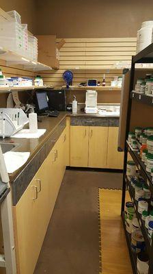 Our compounding area at Mixtures Pharmacy Gilbert