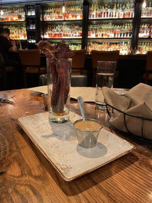 Bacon in a glass