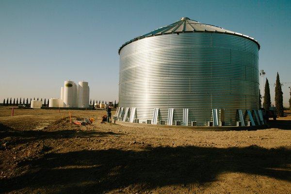 Helena Chemical Tank Farm - Carvalho Construction, Inc. General Contractor