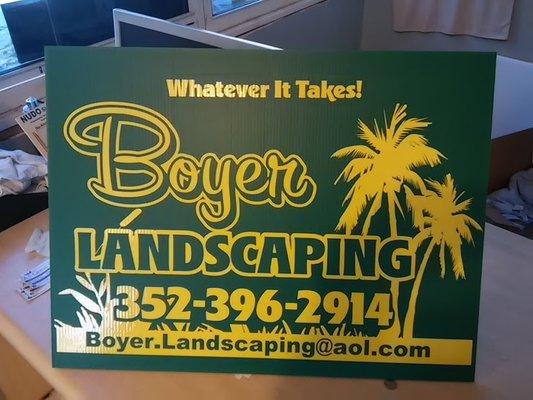 custom yard signs unique layouts