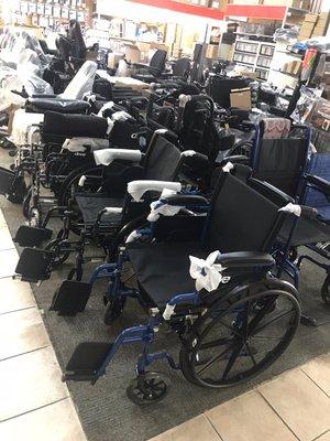 Manual Wheelchairs and Transport Chairs available