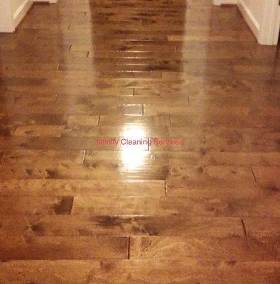 Wood floor care and polish