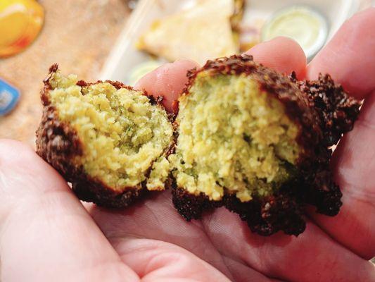 Falafel interior