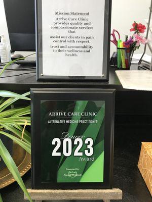 2023 Award for outstanding service