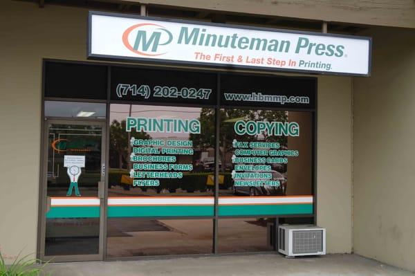 Minuteman Press The First and Last Step in Your Printing Needs