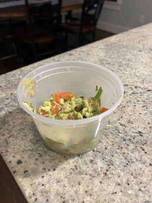 This guac hasn't been touched.