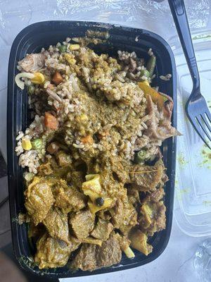 Curry Goat Meal