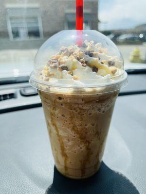 Caramel crunch Frappuccino