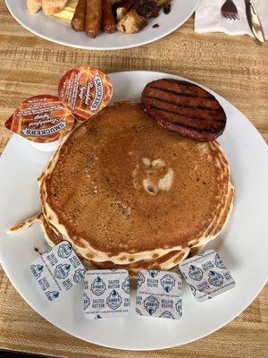 Blueberry Pancakes & Linguica