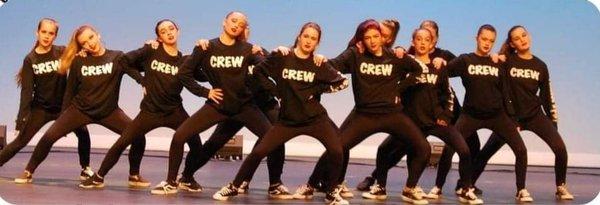 This is the Performance Team "Crew". These girls love getting up and rocking the stage.