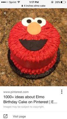 This is the pic of the smash cake I wanted I texted the manager how she asked me to