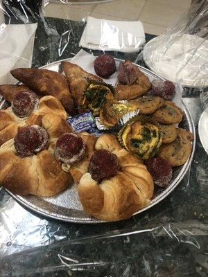 Catered breakfast tray!