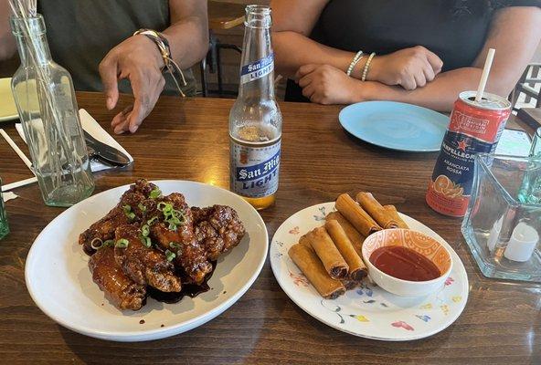 Tamarind Wings & Lumpia Shanghai