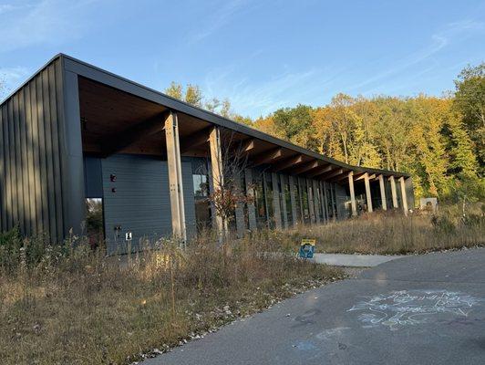 The nature center building