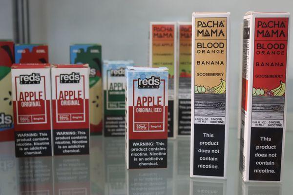 Red's Apple and Pacha Mama E-Liquids