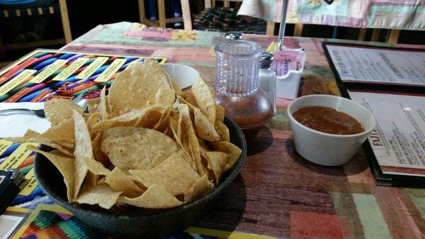 Chips and salsa, delicious