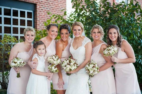 One of our beautiful bridal parties!