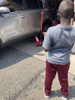 son observing some auto knowledge ;-)