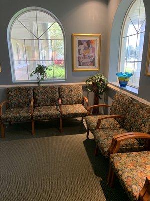 Comfortable waiting room.