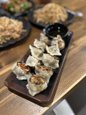 Pork and chive Pan-Fried Potstickers